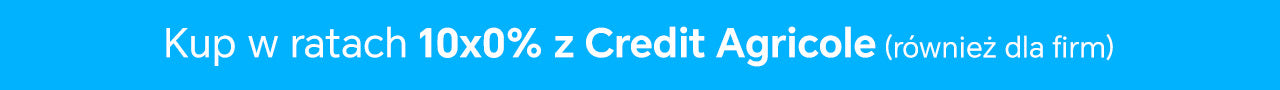 Raty 10x0% Credit Agricole (również dla firm)