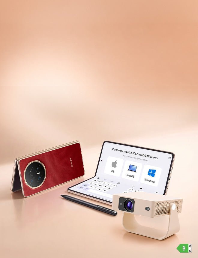 Smartfon HONOR Magic V6 z projektorem za 1 zł