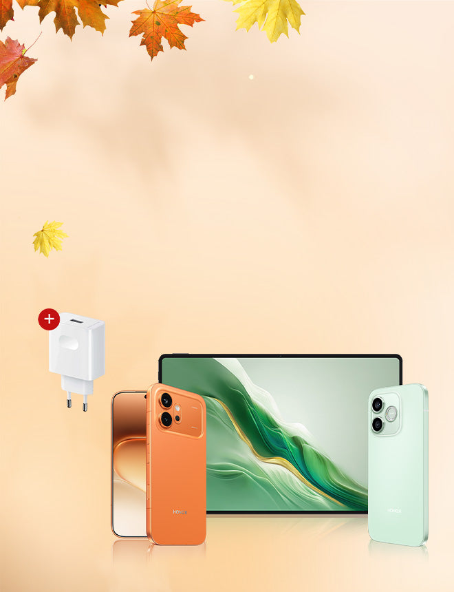 Jesienna promocja. Wybierz smartfon HONOR i odbierz ładowarkę w zestawie.