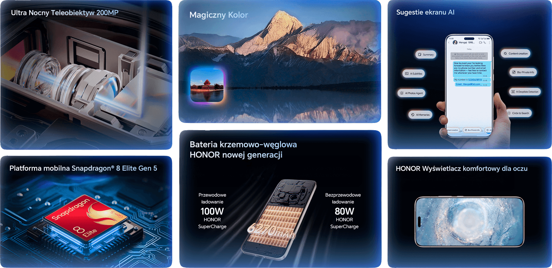 Specyfikacja HONOR Magic8 Pro