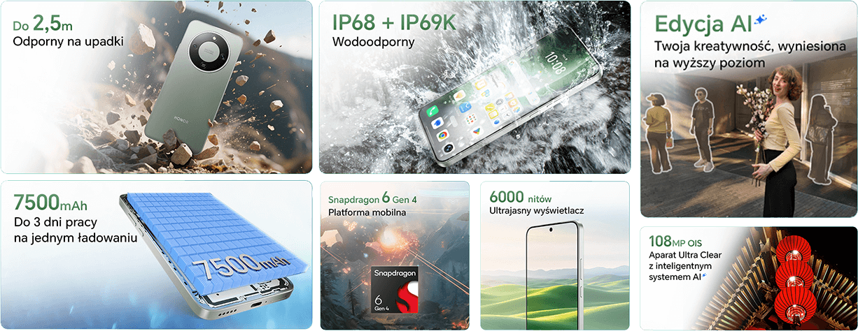 Specyfikacja HONOR Magic8 Lite